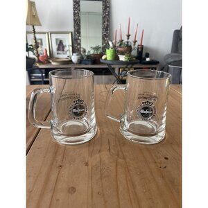Vintage Warsteiner Brewery Germany Glass Beer Stein Mug Tankard Embossed .5L (2)